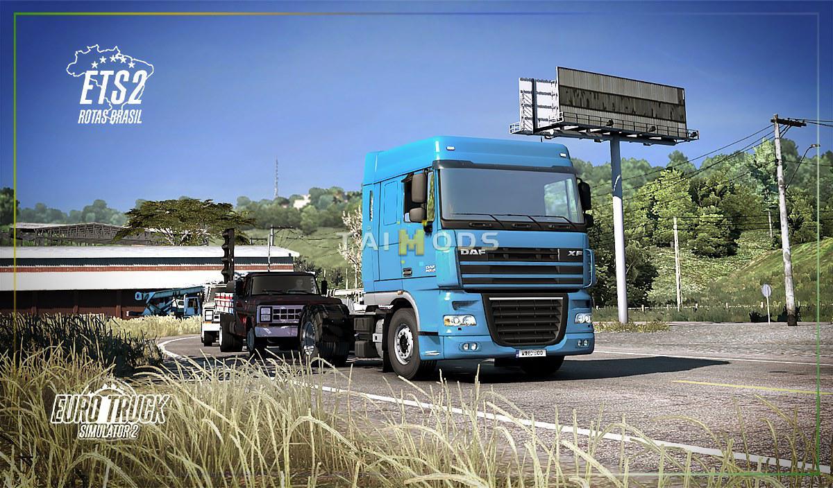 ETS2 - Rotas Brasil Map V1 (1.37.x)