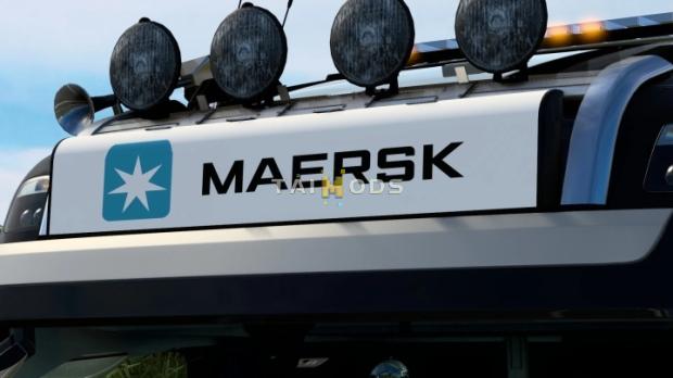 ETS2 - Lightbox Maersk Volvo FH 2022 Sanax V1.0 (1.47.x)