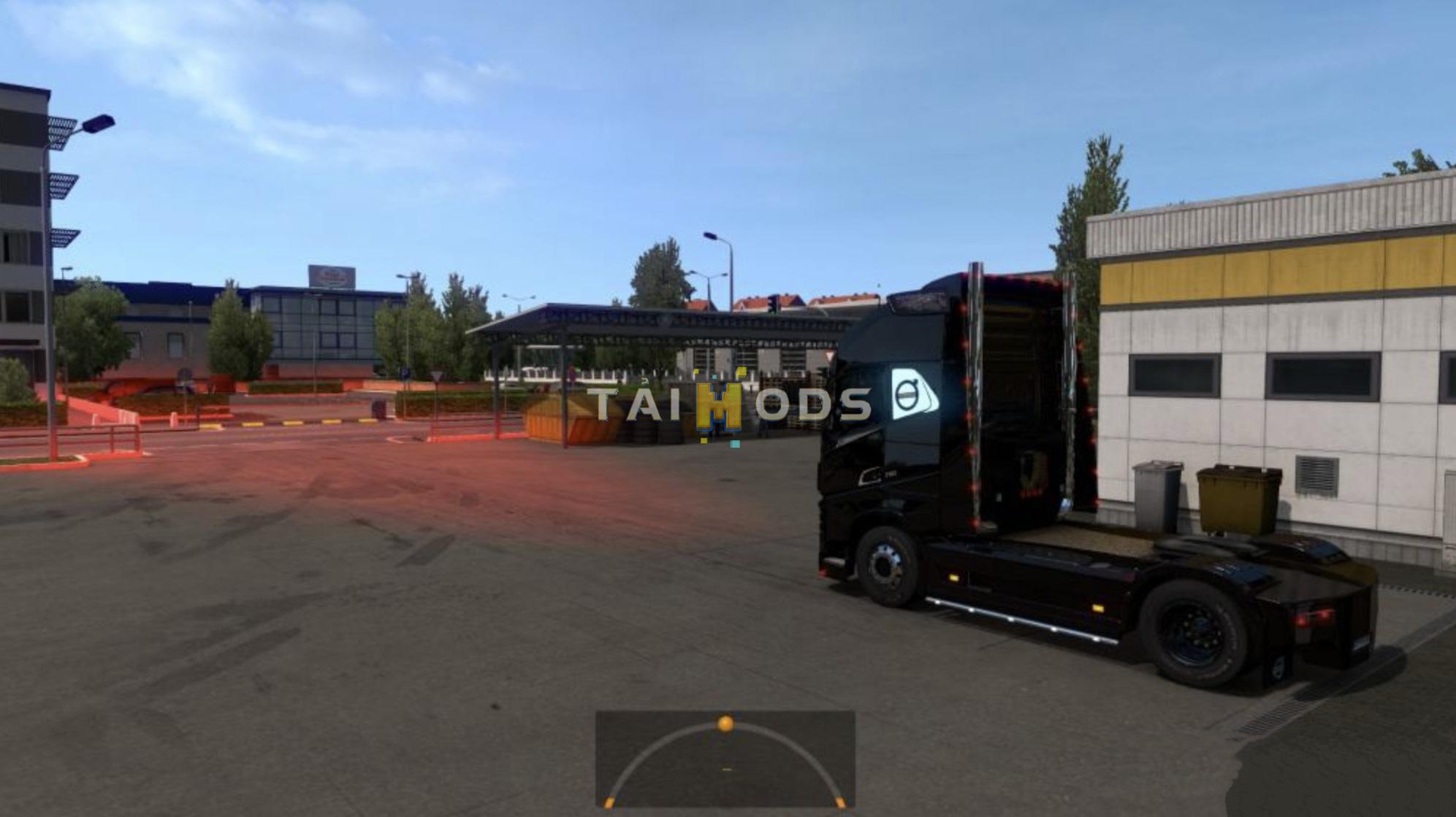 MOD ETS2 – Phụ Tùng ETS2 - Volvo FH 2012 – Red Headlights (1.38.x)