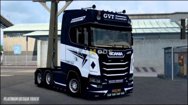 ETS2 - Scania 580S + Trailer GVT Transport (1.43.x)