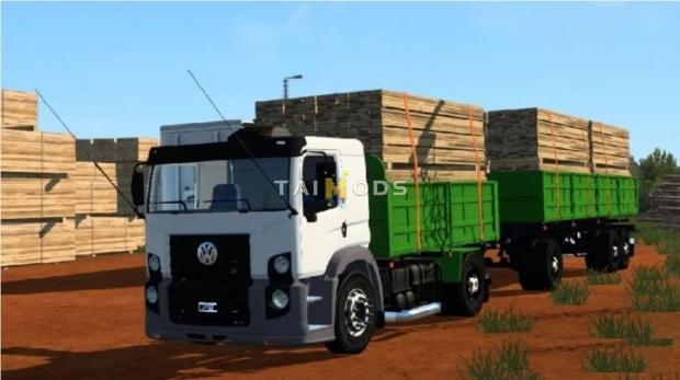 ETS2 - Volkswagen Constellation Dumper + Trailer Double Petinari Dumper (1.43.x)