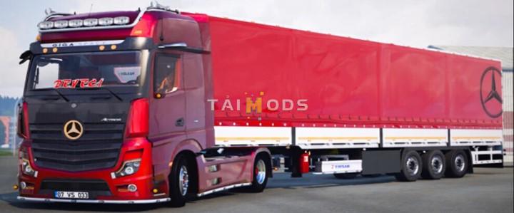 ETS2 - Volkan Sarica Mercedes-Benz Actros MP5 (1.40.x)