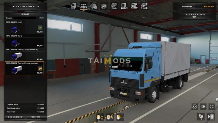 ETS2 - Maz 5440 iran Truck V1.0 (1.40.x)