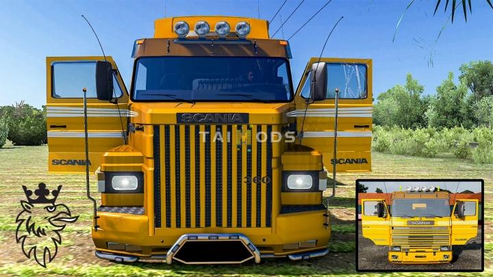 ETS2 - Scania 113H Truck Mod with Door Animation (1.40.x)