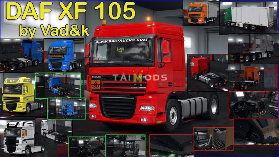 ETS2 - Daf XF 105 Truck V7.3.0b (1.40.x)