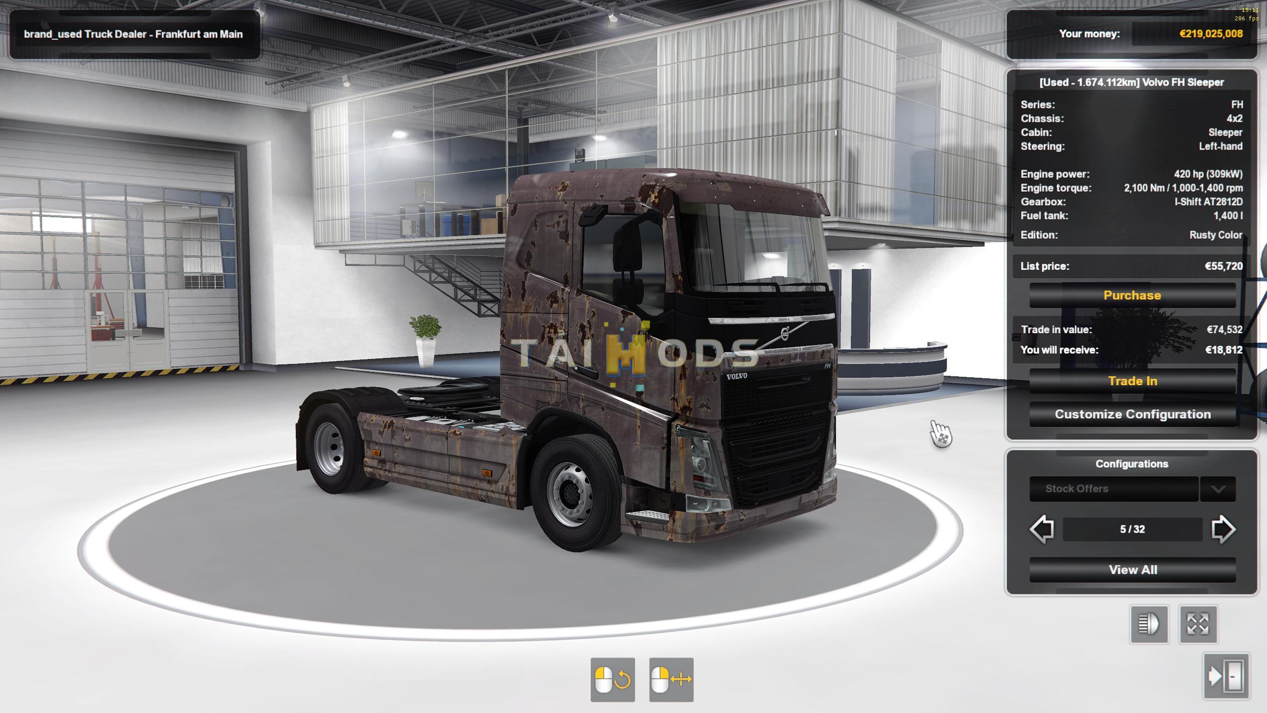 ETS2 - Used Trucks Dealer V1.5.2 (1.40.x)