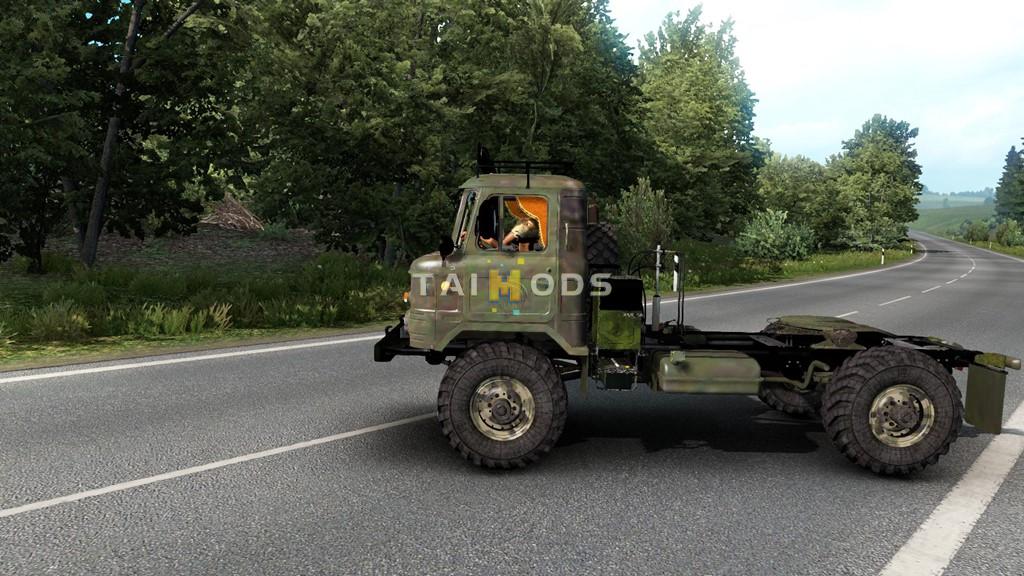 ETS2 - Gaz 66-12 - with A Winch 1985G (1.39.x)