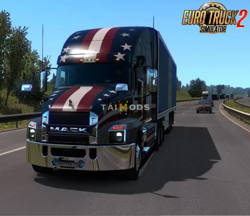 ETS2 - Mack Anthem + Interior V2.2 (1.39.x)