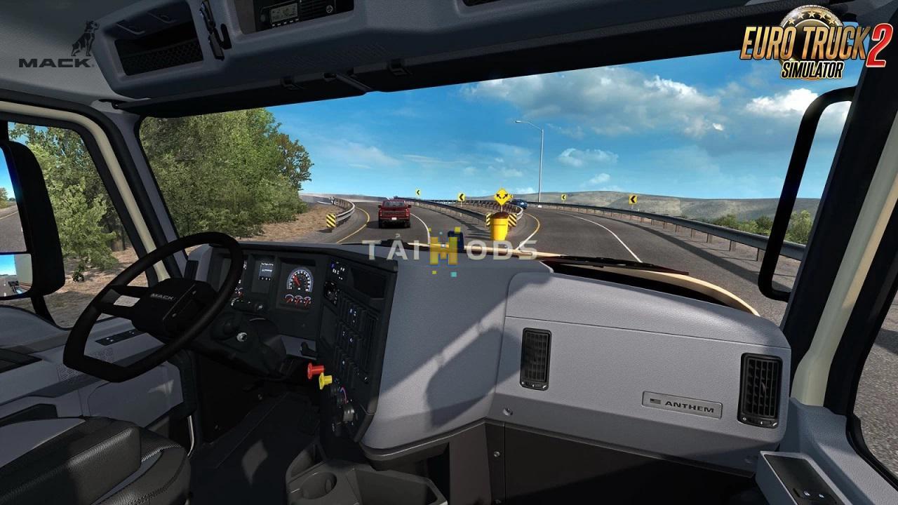 ETS2 - Mack Anthem + Interior V2.2 (1.39.x)