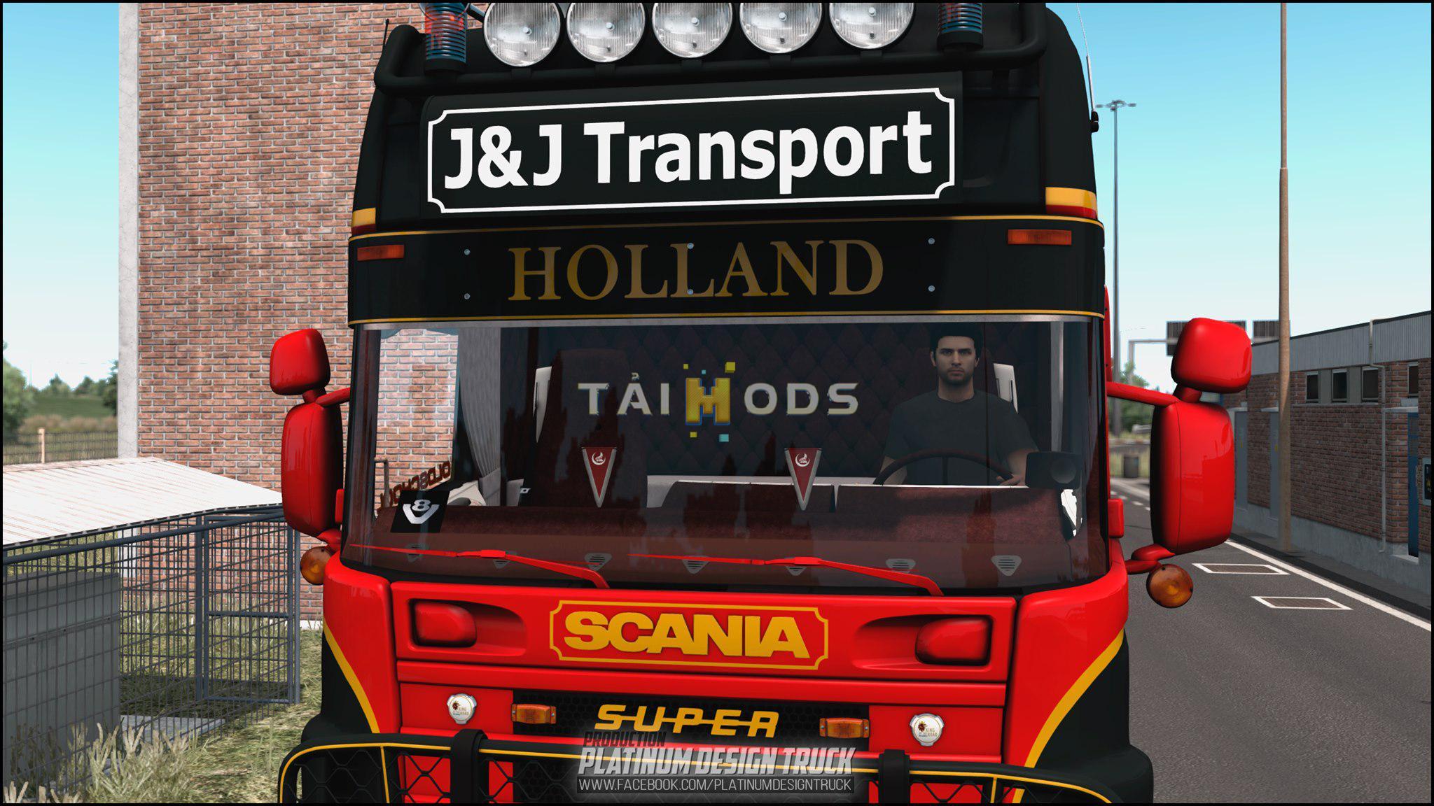 ETS2 - Scania 164 L 480 J&J Transport Official Update (1.39.x)