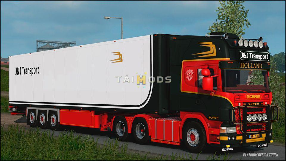 ETS2 - Scania 164 L 480 J&J Transport Official Update (1.39.x)