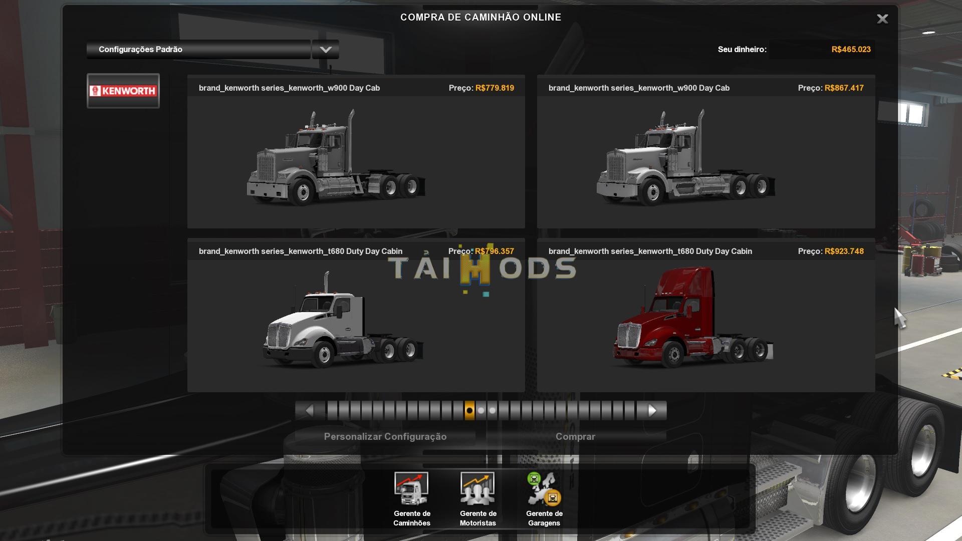 ETS2 - Kenworth W900 Truck (1.39.x)