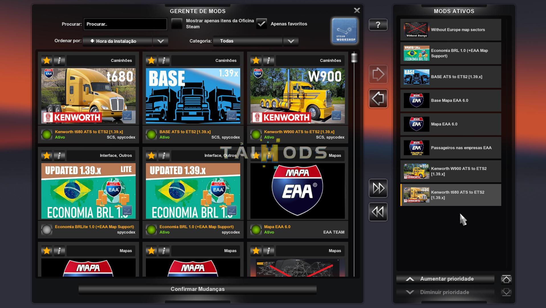ETS2 - Kenworth W900 Truck (1.39.x)