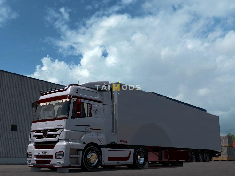 ETS2 - Mercedes-Benz Axor Custom + Trailer (1.39.x)