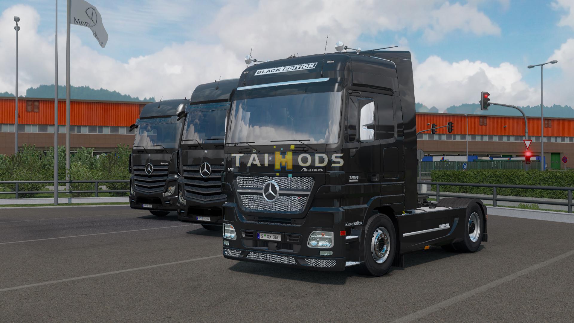 ETS2 - Mercedes-Benz Actros MP2 Black Edition V1.2.1 (1.39.x)