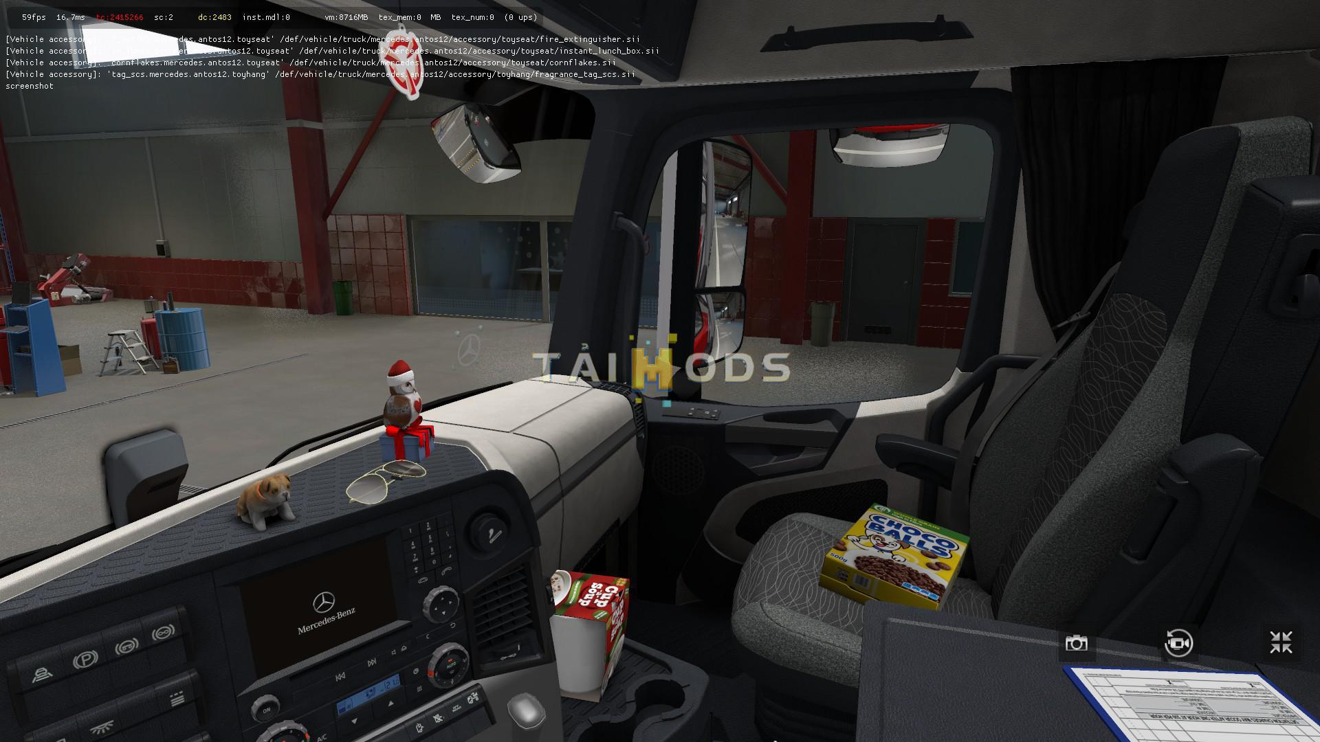 ETS2 - Mercedes Antos 12 Truck (1.39.x)