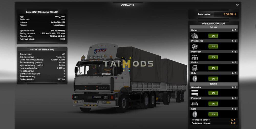 ETS2 - Liaz 300S Camion And BDF (1.39.x)