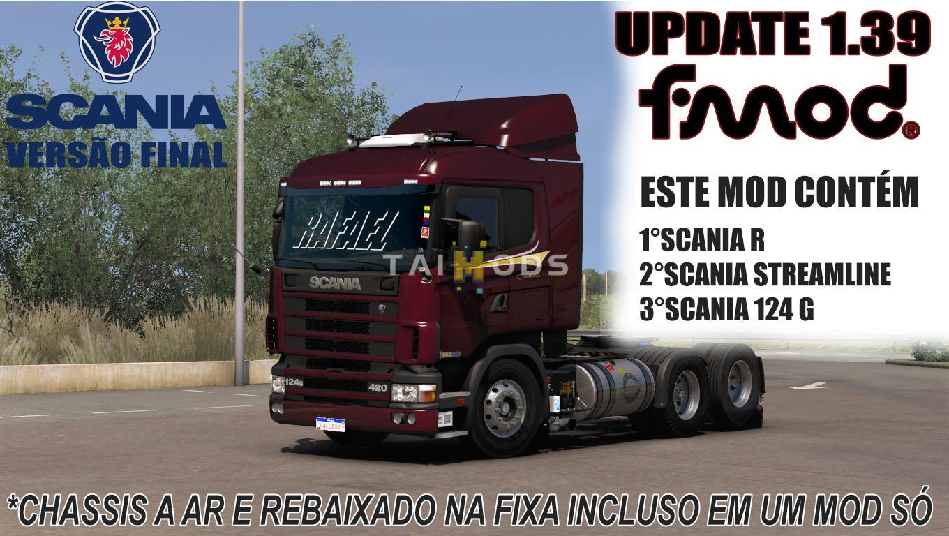 ETS2 - Scania R & S And 124G Brazil (1.39.x)
