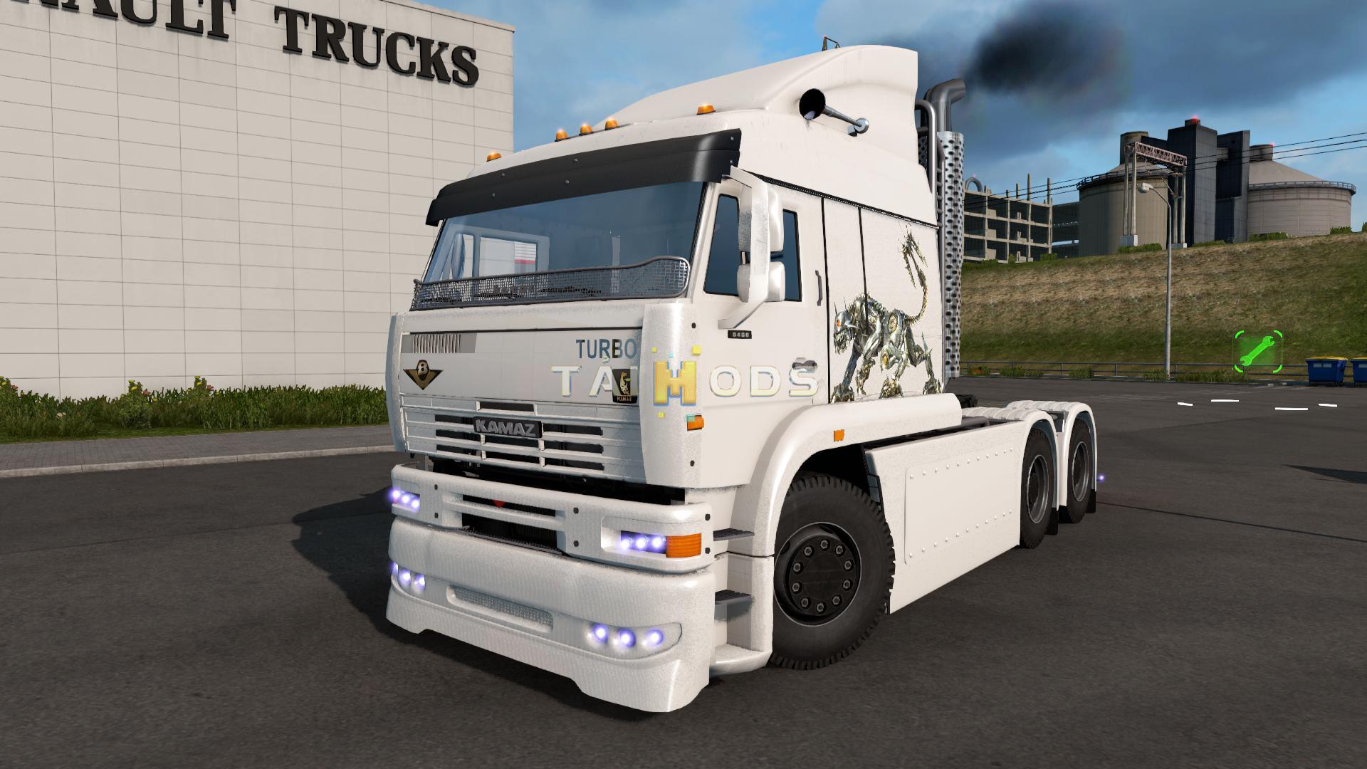 ETS2 - Kamaz 6460 Turbo Diesel Truck V8 V02.11.20 (1.38.x)