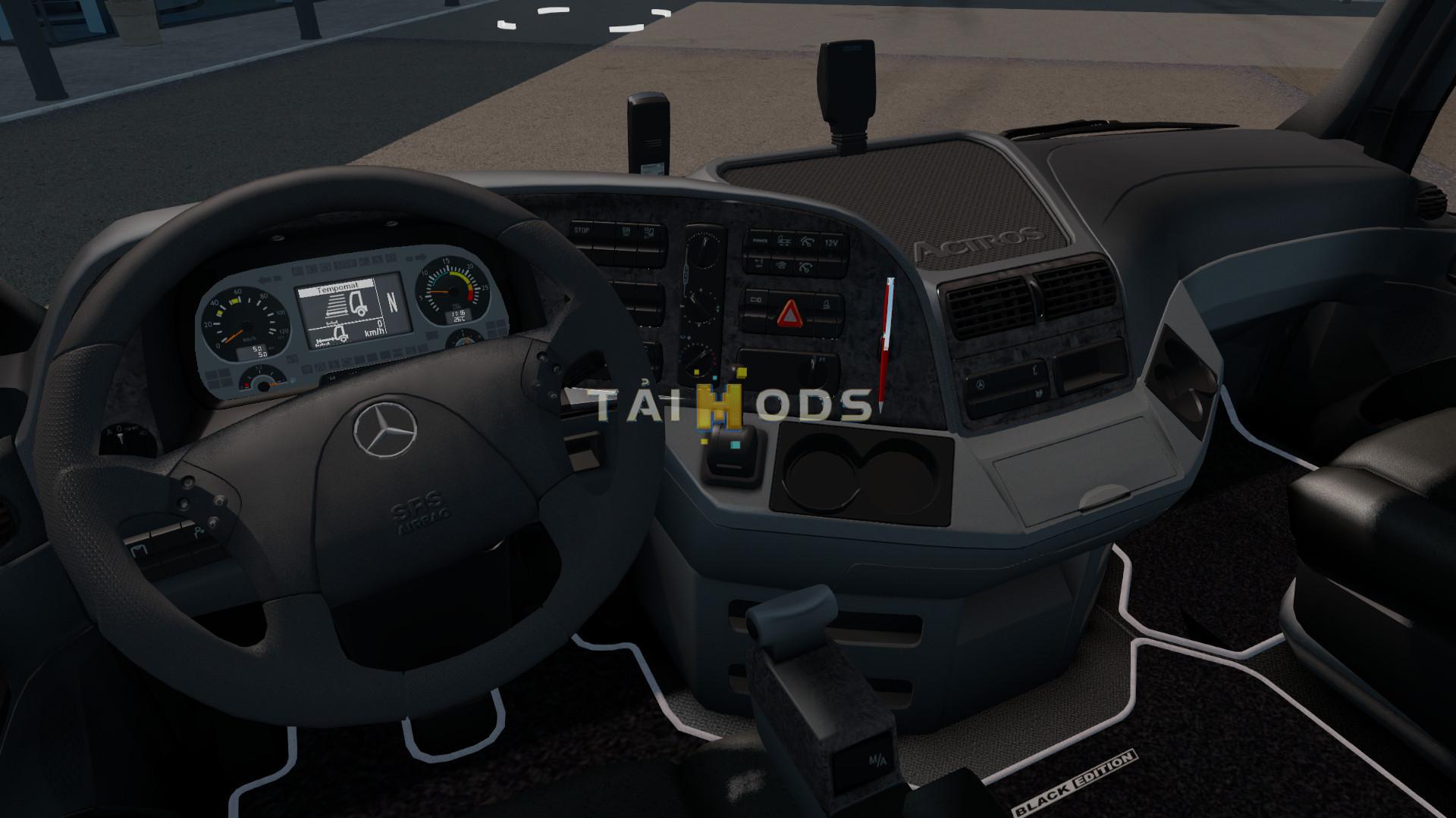 ETS2 - Mercedes-Benz Actros MP2 Black Edition V1.2 (1.39.x)