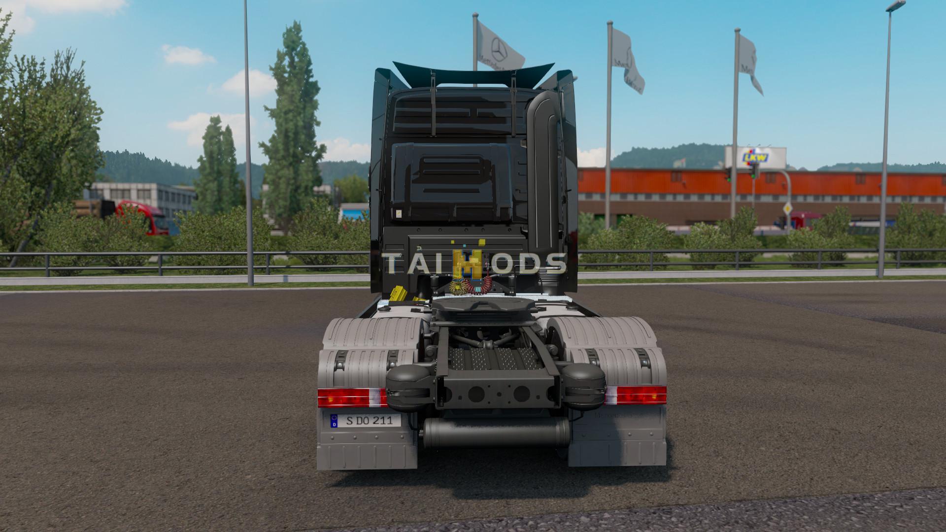 ETS2 - Mercedes-Benz Actros MP2 Black Edition V1.1 (1.39.x)