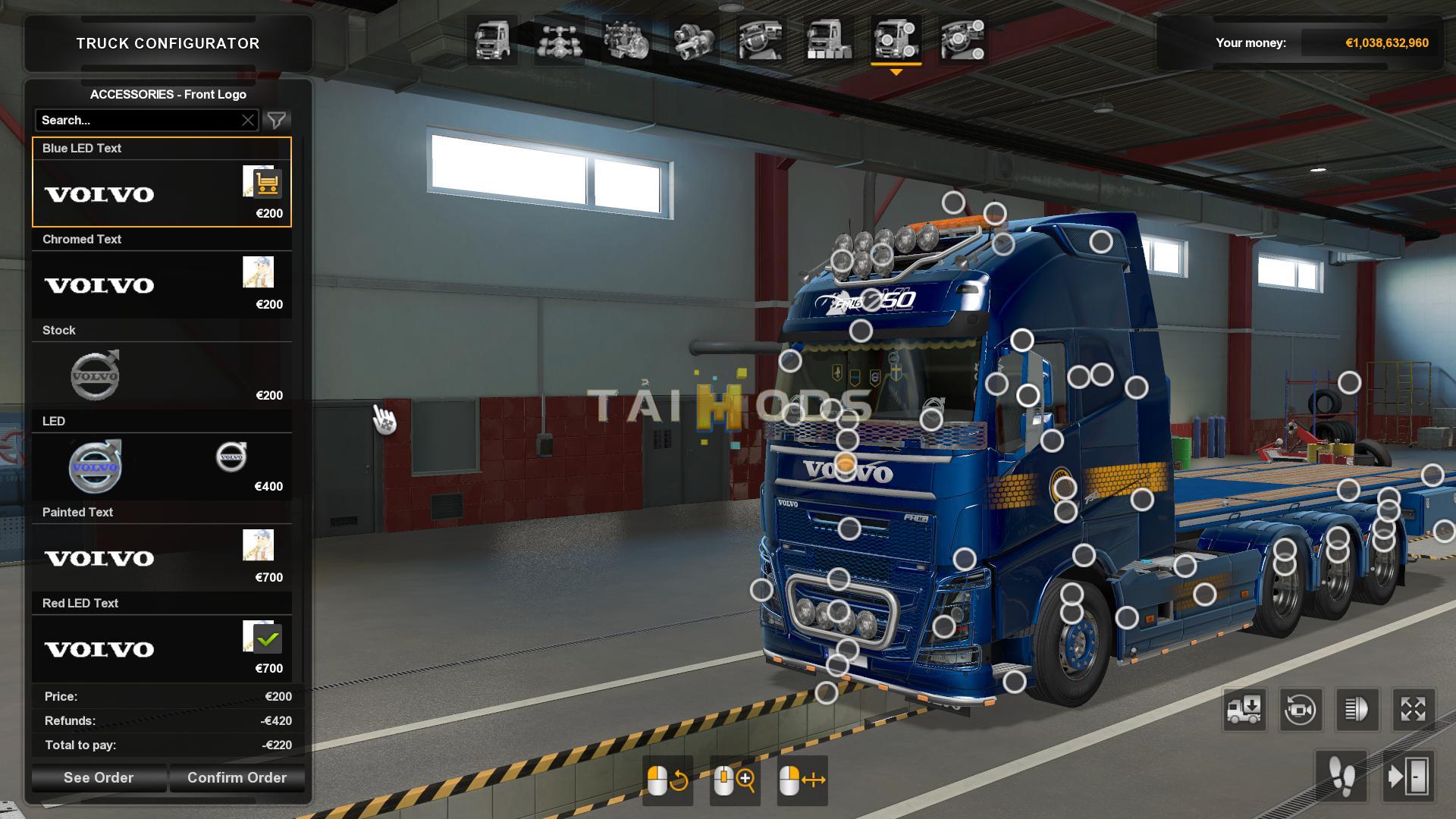 ETS2 - Rpie Volvo FH16 2012 Truck V0.46S (1.39.x)