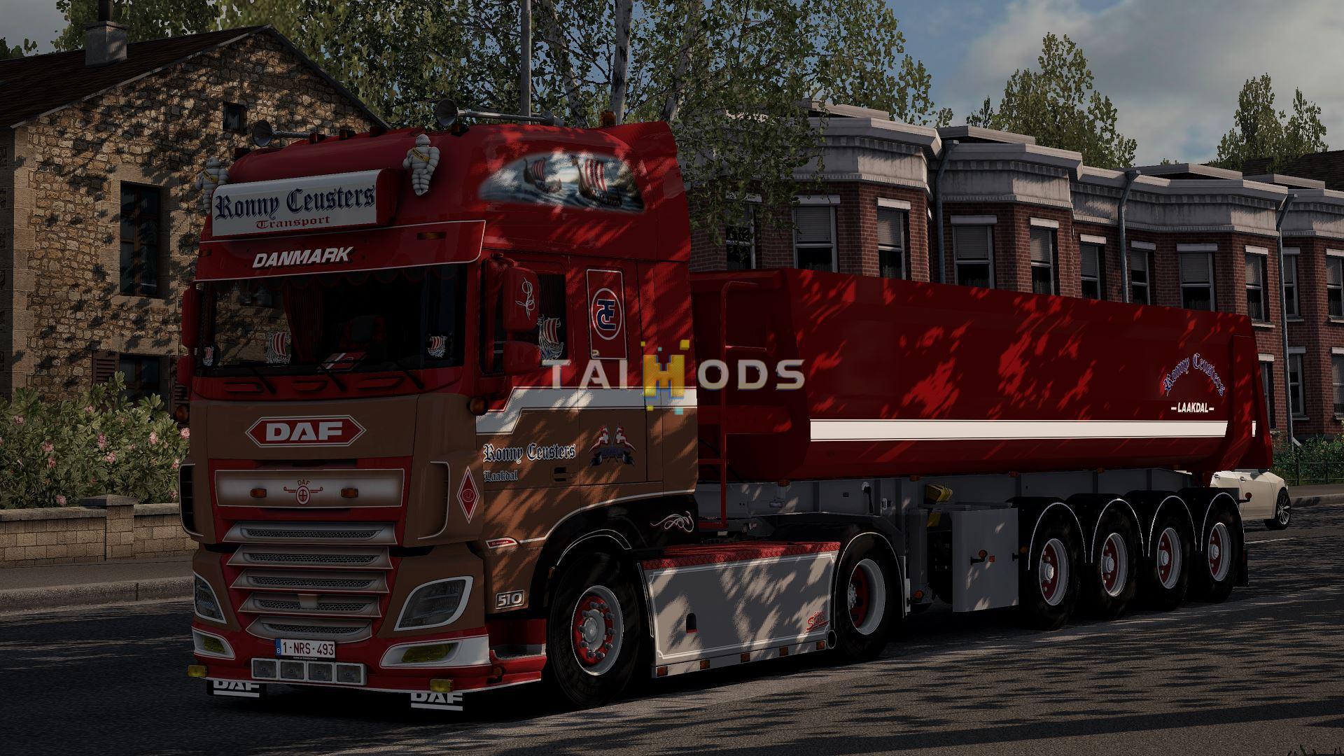 ETS2 - Daf & Trailer Ronny Ceusters (1.38.x)