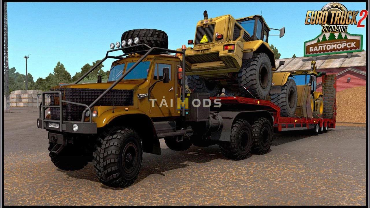 ETS2 - Kraz 255 + Interior V5.1 (1.38.x)