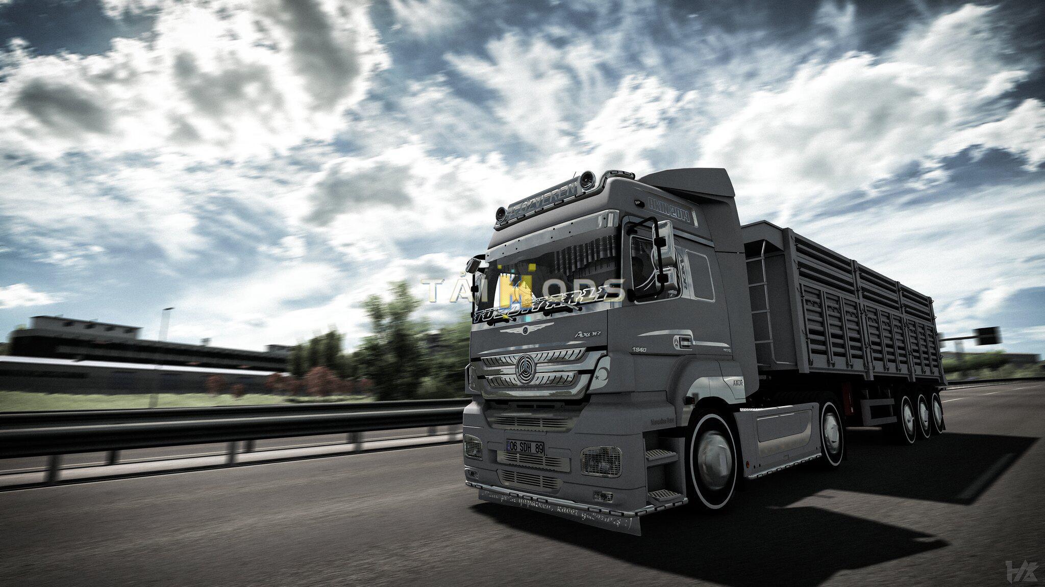 ETS2 - Mercedes Axor 1840 MP3 Reworked Truck (1.38.x)