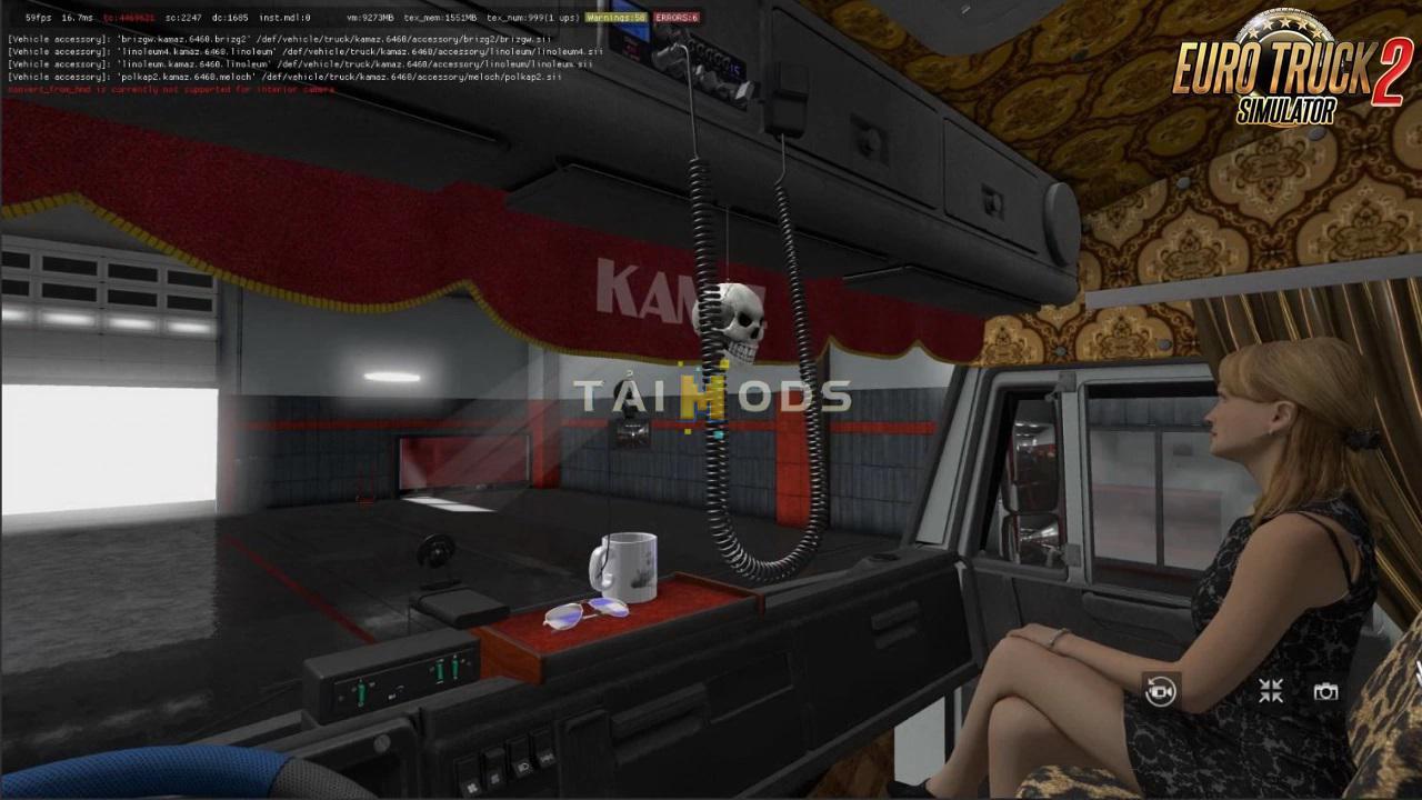 ETS2 - KamAZ 54-64-65 + Interior V1.1 (1.38.x)