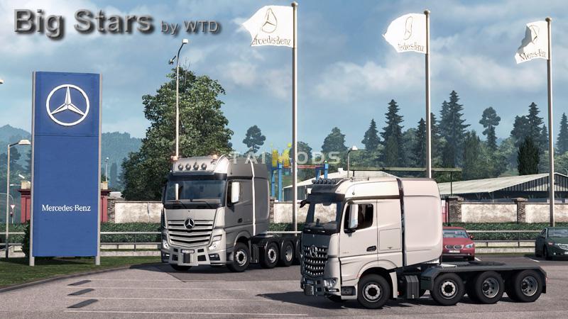 ETS2 - Big Stars - Actros/Arocs SLT V1.6.1 (1.37.x)