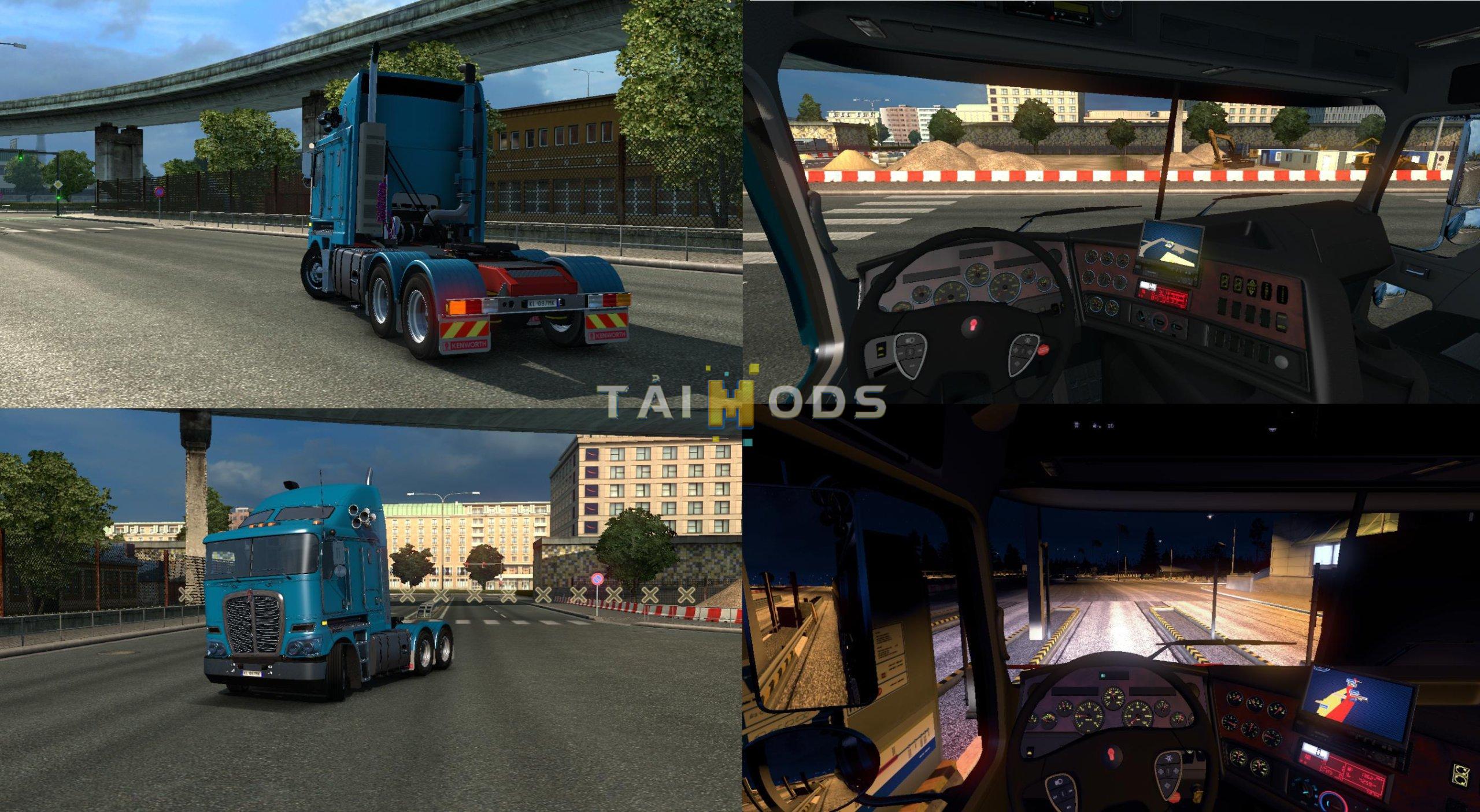 ETS2 - Kenworth K200 Truck V14.3 (1.37.x)
