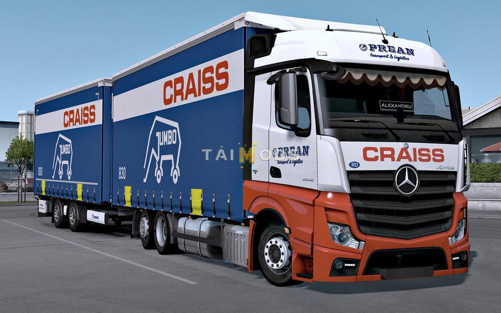 ETS2 - Mercedes Actros MP4 Truck V1.6 (1.37.x)