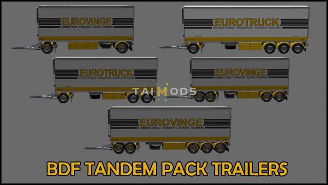 ETS2 - BDF Tandem Truck Pack V137.0 (1.37.x)