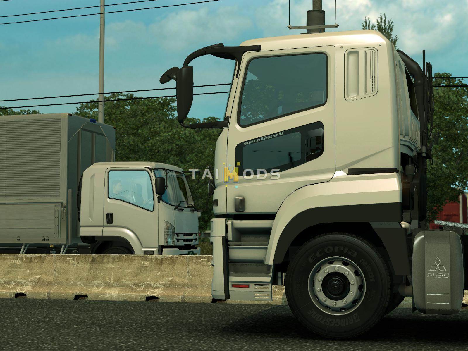 ETS2 - Mitsubishi Fuso Super Great Truck (1.37.x)