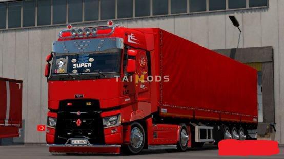 ETS2 - Renault Range T Tag Truck (1.37.x)
