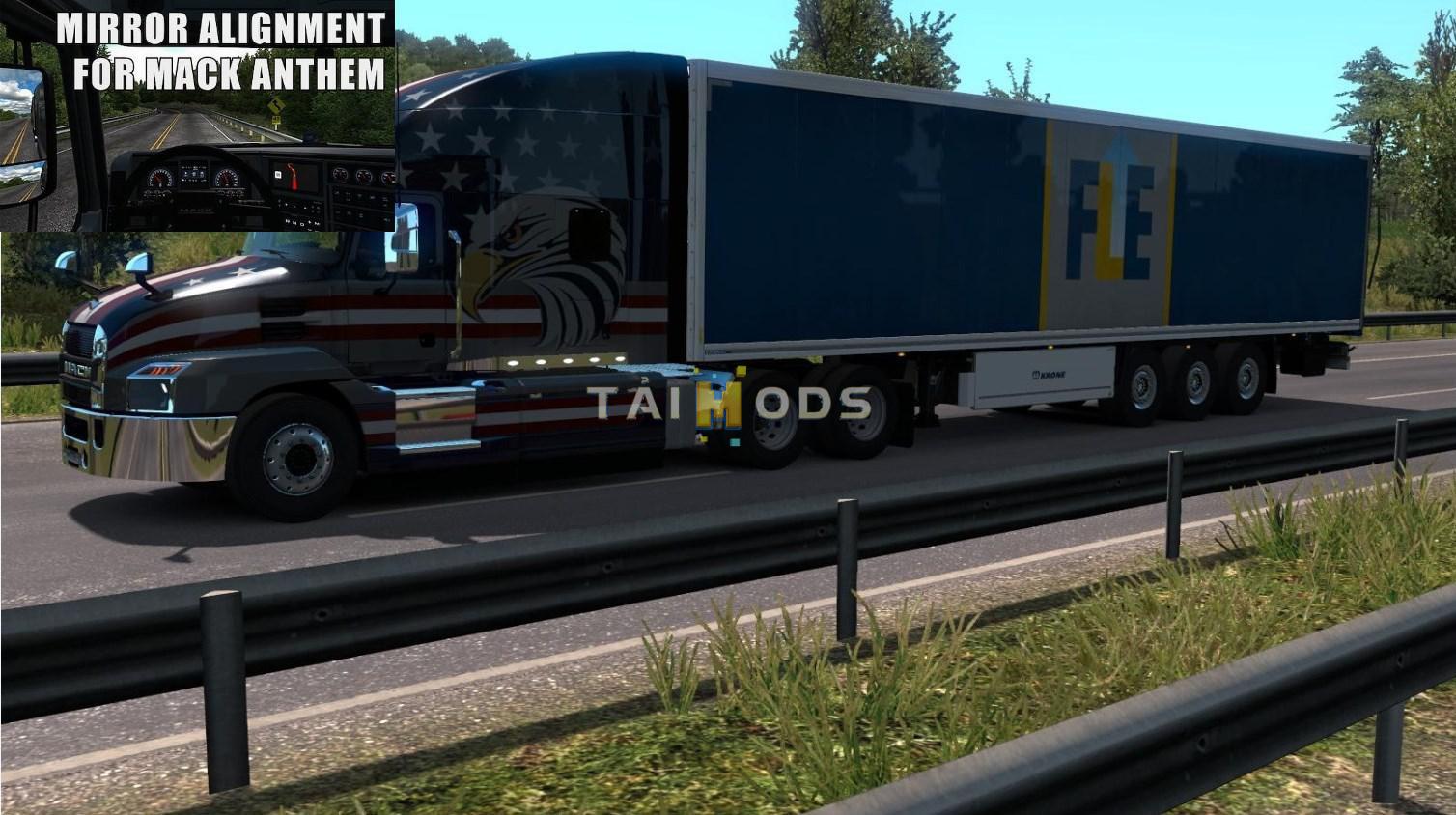 ETS2 - SCS Mack Anthem Truck V2.0 (1.37.x)