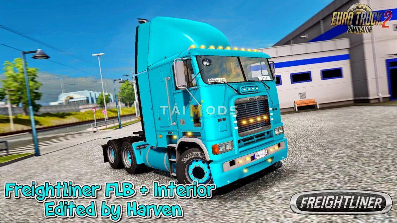 ETS2 - Freightliner FLB V2.0.7 (1.37.x)