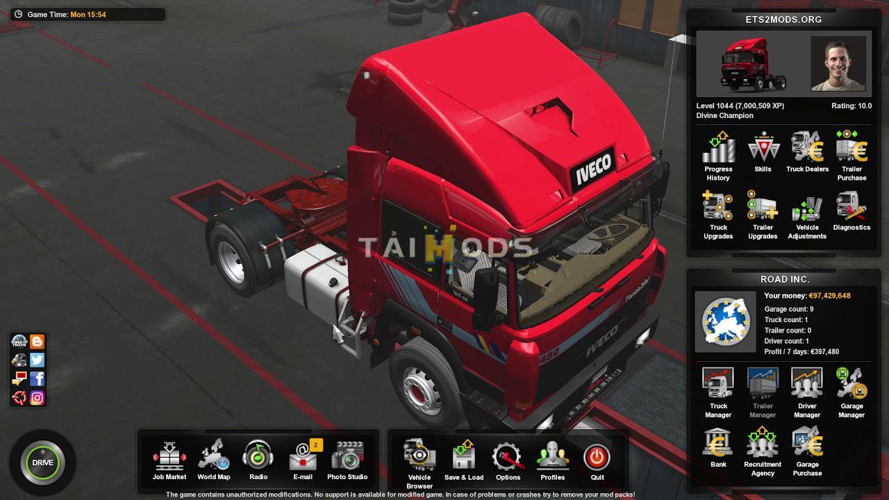 ETS2 - Iveco Turbostar Truck (1.36.x)