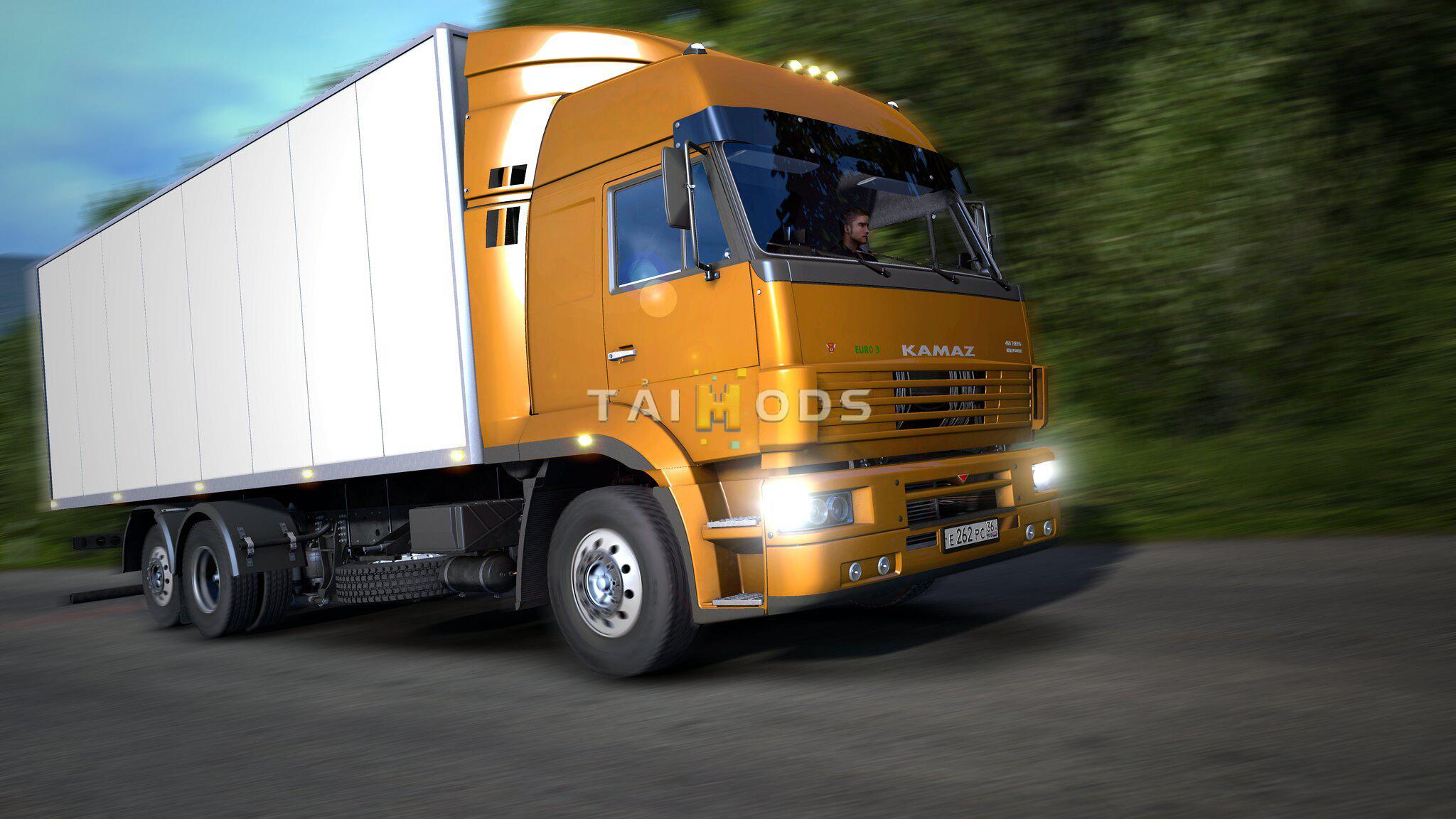 ETS2 - Kamaz 5360 / 53602 / 5480 / 6460-73 Truck (1.36.x)