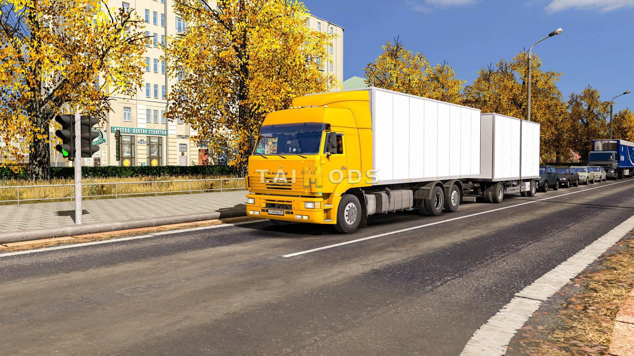 ETS2 - Kamaz 5360 / 53602 / 5480 / 6460-73 Truck (1.36.x)