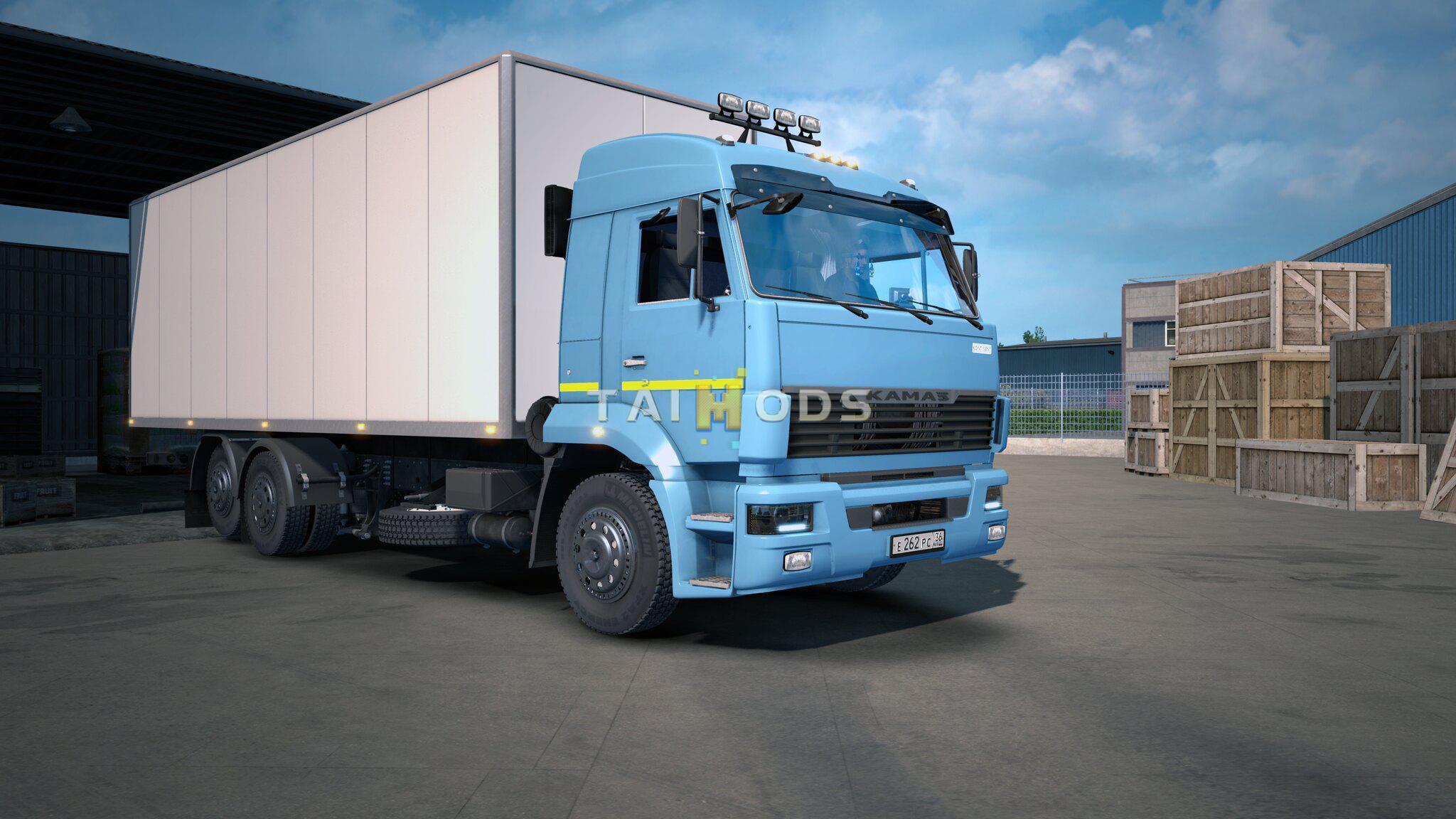 ETS2 - Kamaz 5360 / 53602 / 5480 / 6460-73 Truck (1.36.x)
