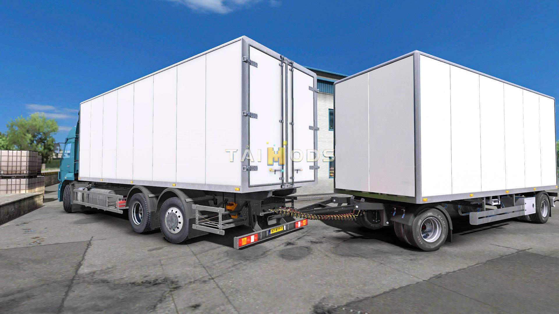 ETS2 - Kamaz 5360 / 53602 / 5480 / 6460-73 Truck (1.36.x)