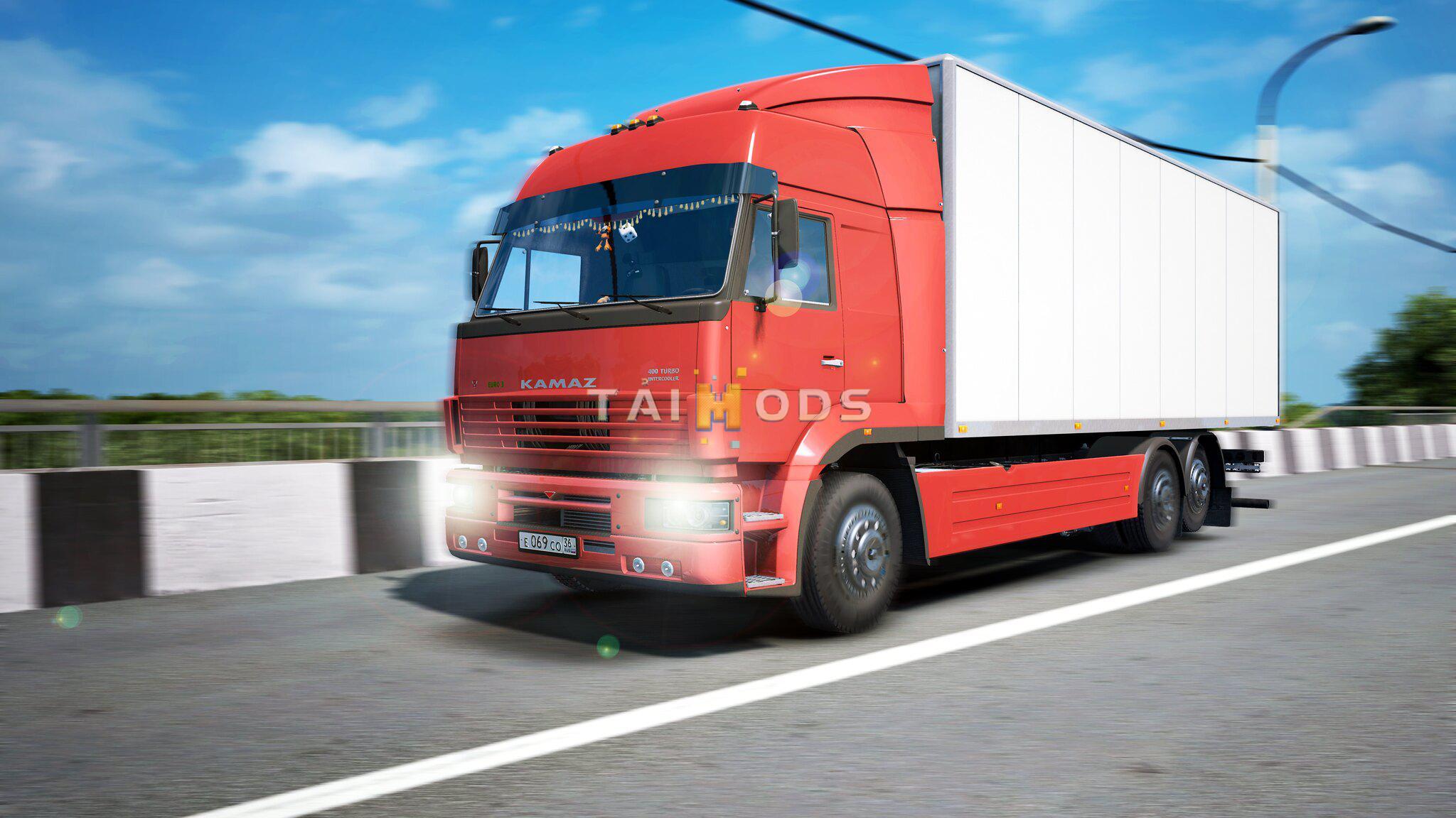 ETS2 - Kamaz 5360 / 53602 / 5480 / 6460-73 Truck (1.36.x)