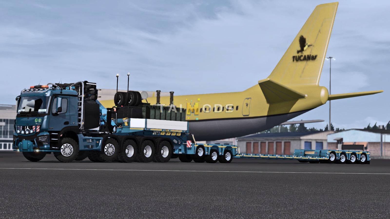 ETS2 - Mercedes Antos 10x6 Normal & Ballast Truck (1.36.x)