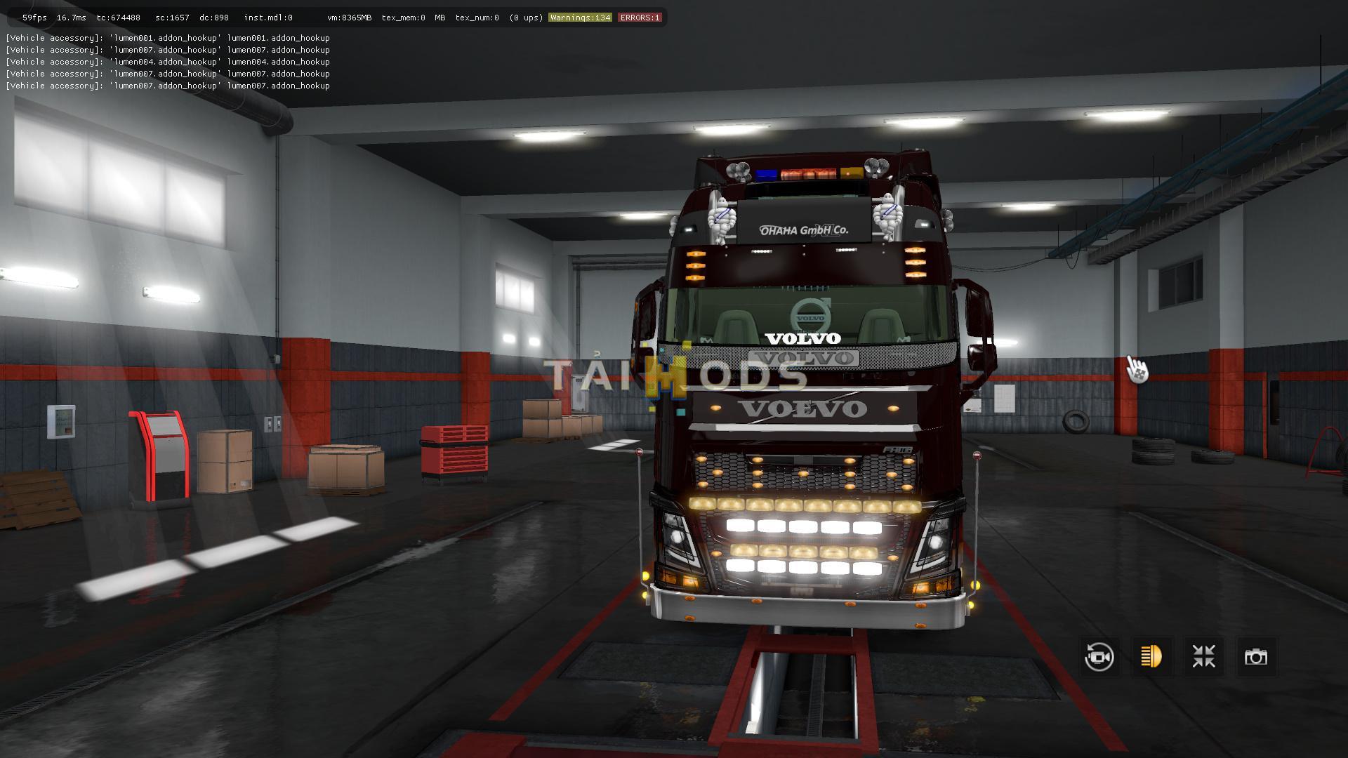 ETS2 - Volvo FH 2012 Tuning Pack V2.0 (1.36.x)