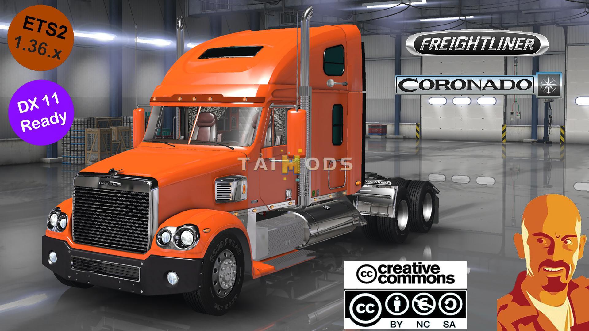 ETS2 - Freightliner Coronado Truck (1.36.x)