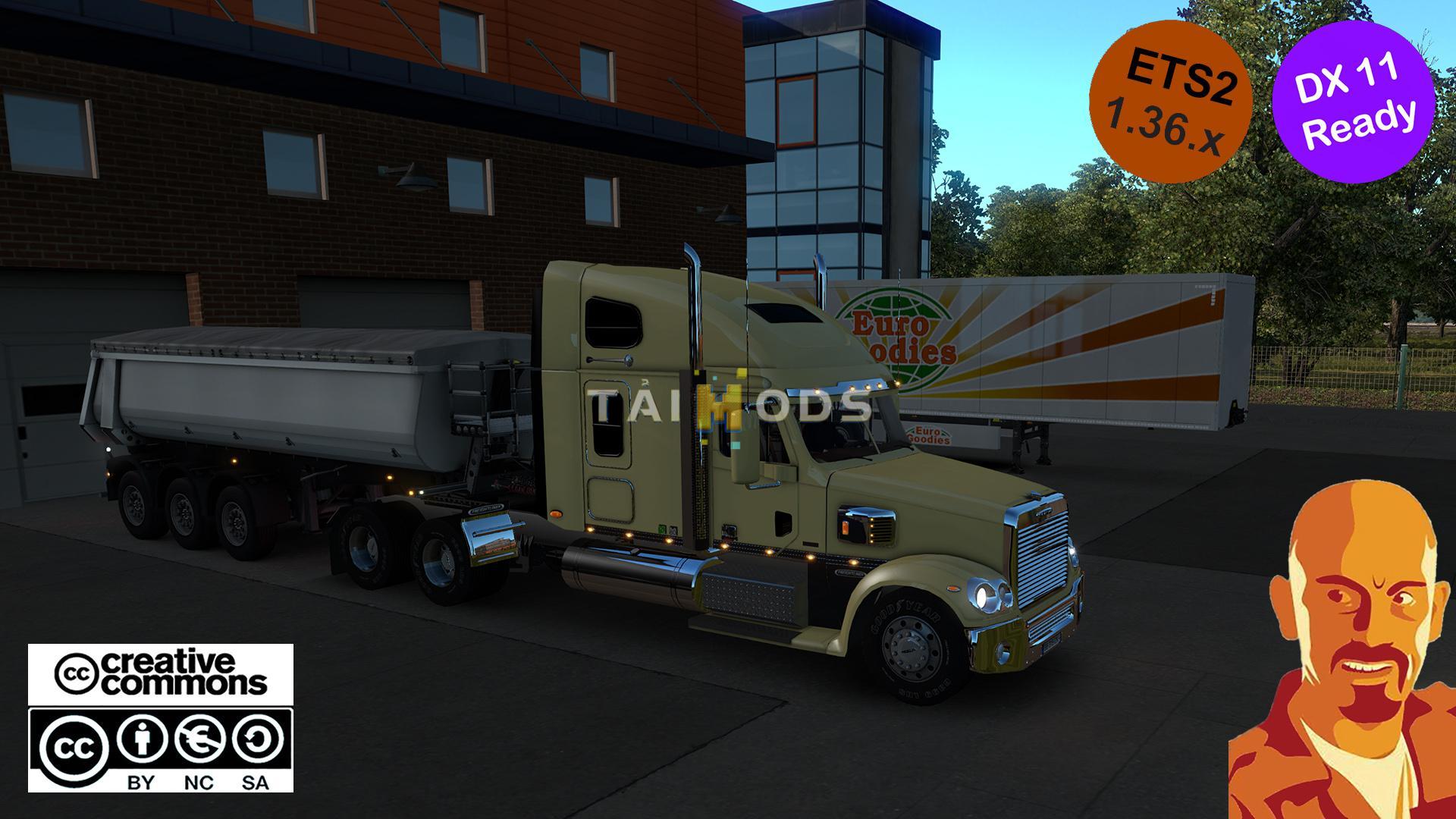 ETS2 - Freightliner Coronado Truck (1.36.x)