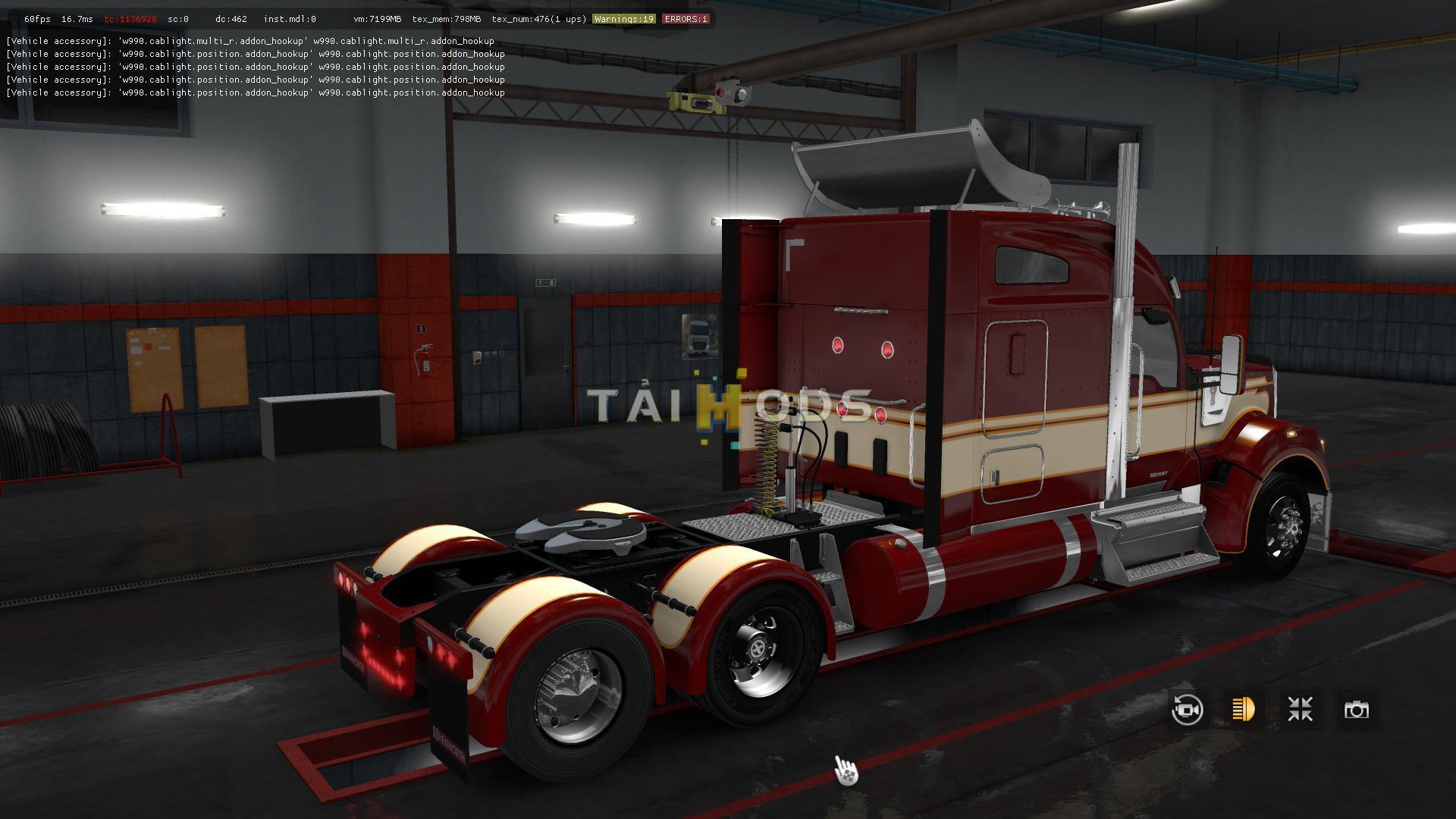 ETS2 - Kenworth W990 Edited (1.36.x)