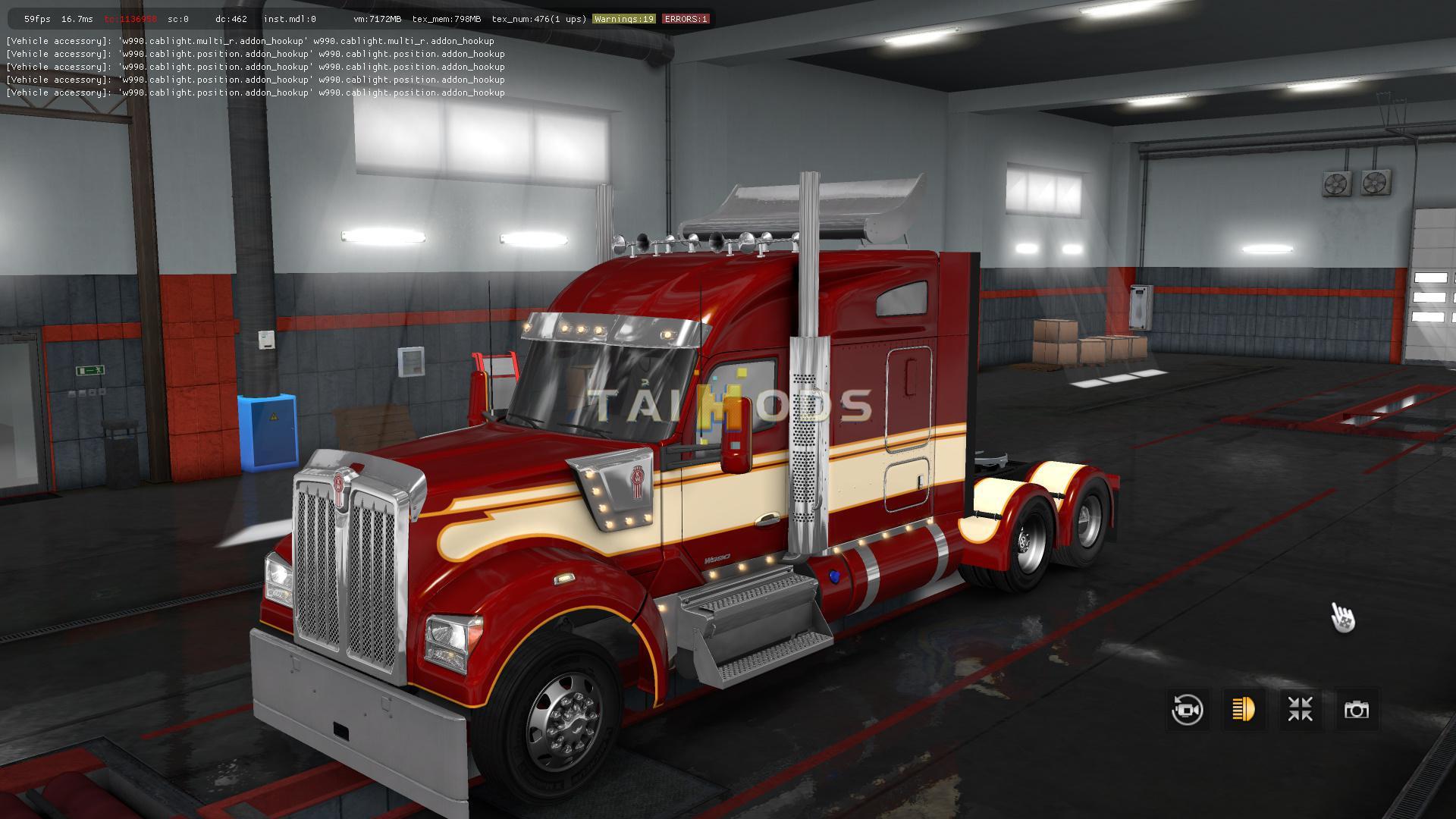 ETS2 - Kenworth W990 Edited (1.36.x)